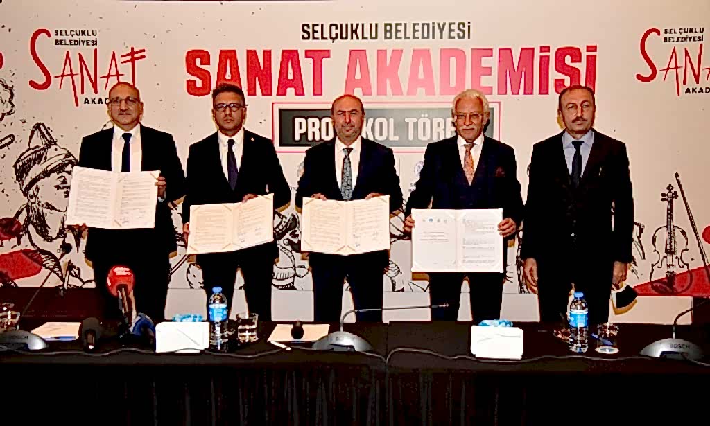 Konya’da sanata Selçuklu Yıldızı’nın imzası dokunacak SELÇUKLU SANAT AKADEMİSİ’NİN PROTOKOLÜ İMZALANDI