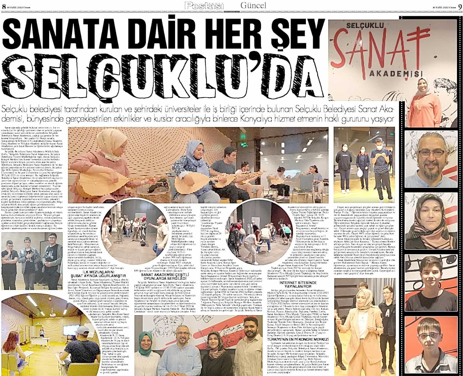 SANATA DAİR HER ŞEY SELÇUKLU’DA - Konya Postası Gazetesi